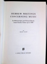 Hebrew Writings Concerning Music Répertoire International des Sources Musicales
