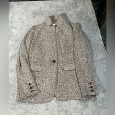 Loft Gray Tweed Jacket blazer 8
