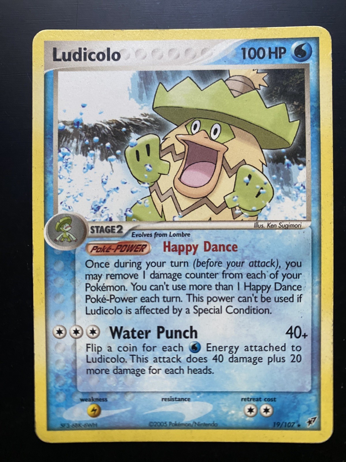 LUDICOLO 19/107 RARE DEOXYS POKEMON NM/M