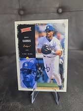 2000 Upper Deck #118 Eric Karros On Card Auto Los Angeles Dodgers Baseball Card