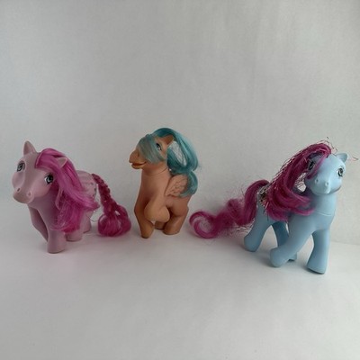 My Little Pony Lot of 3   1983   1984 Hong Kong & 1987 China Vintage