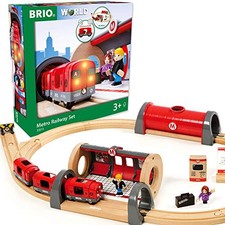 BRIO Brio WORLD Metro Railway set all 20 piece Age 3 years old - train toy