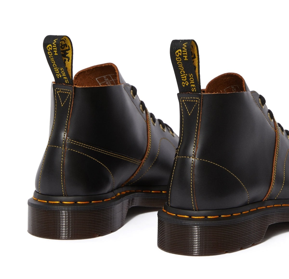 DR. MARTENS ARCHIVE CHURCH VINTAGE MONKEY BOOTS [BLACK] 16054001