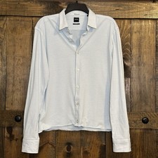 Hugo Boss Slim Fit Light Blue Long Sleeve Button Down Shirt
