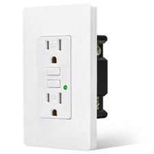GFCI GFI Outlet 15 Amp Safety Receptacle Plug...