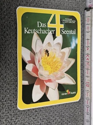 Das 4 Keutschacher Seental  - Aufkleber / Sticker Werbung (1)