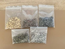 Metal Alloy Lobster Claw Clasps Jewelry Crafts - 5 colors - over 450 pieces