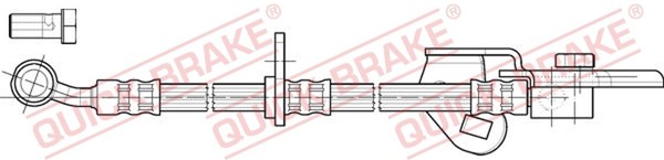 Quick Brake Bremsschlauch 80.902X FüR City GM3 GM2 Jazz Honda 2 3 5 GG1 DSI GD5-image