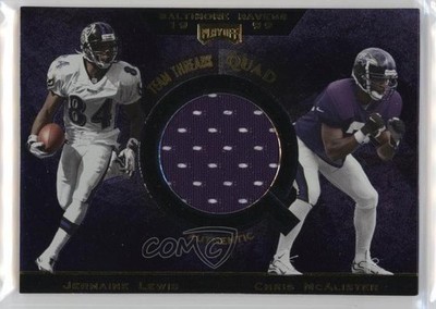 1999 Playoff Absolute SSD Jermaine Lewis Chris McAlister #TQ25 Rookie RC 1dm7
