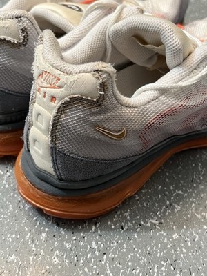 NIKE AIR MAX 95 DYNAMIC FLYWIRE White Gray Orange Men display picture 3