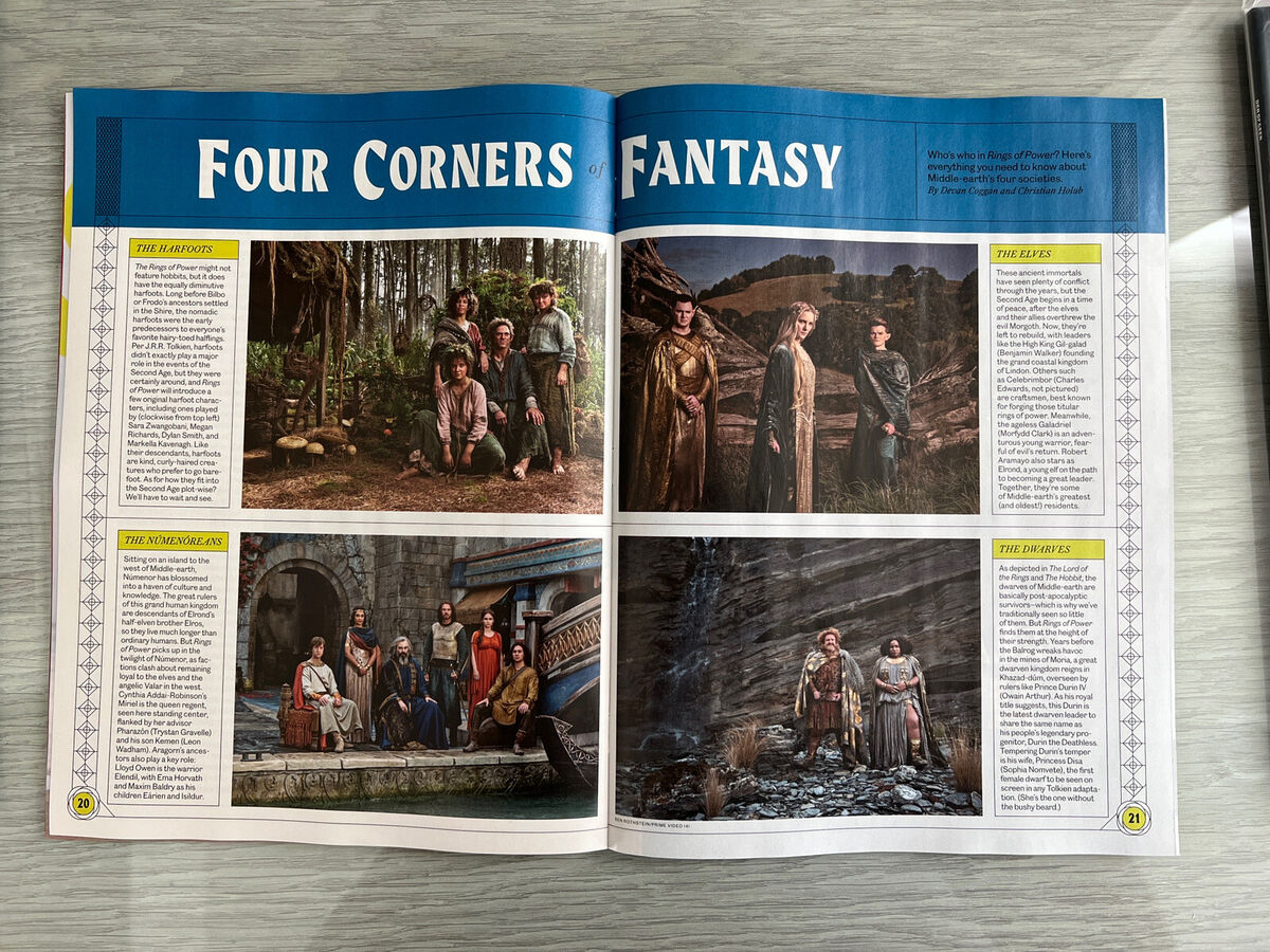 LORD OF THE RINGS: THE RINGS OF POWER Entertainment Weekly Exclusive SDCC