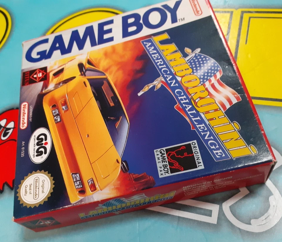 Lamborghini American Challenge Nintendo Gameboy Come Nuovo Completo - Immagine 4 di 4