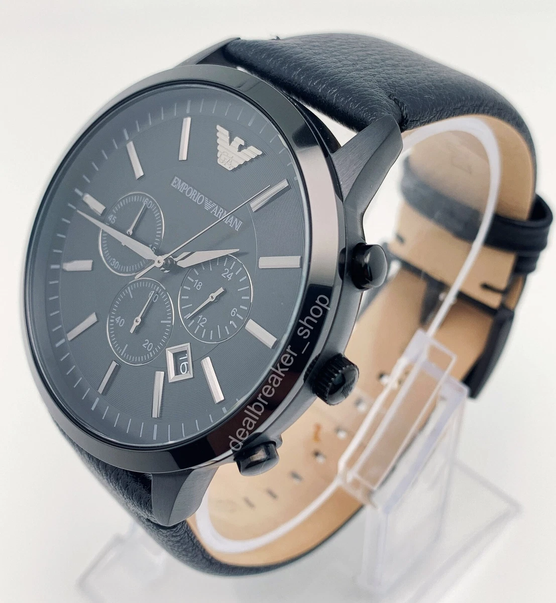 Mens emporio armani chronograph watch best sale ar2461