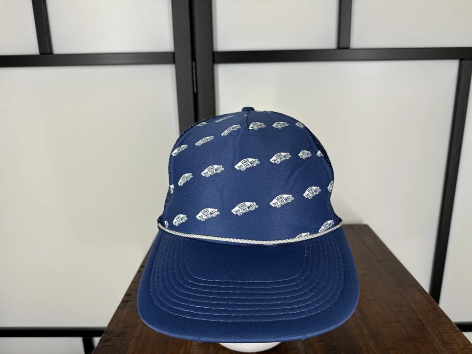 Gorra Vans Snap Back Adulto Talla Única Azul Camionero Monopatín Estampado Completo Foto 3 de 4