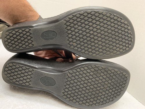 b.o.c. Brown Pebble Leather Wedge Women’s Sandals Size 11 Nice! Look👀🔥 - Picture 11 of 11