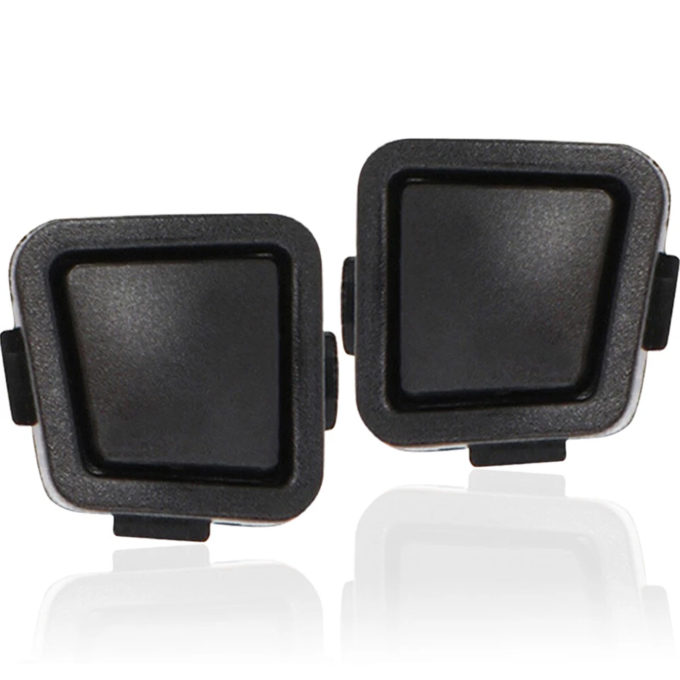 1 par de cubiertas de goma con botón de manija exterior de puerta sin llave para Mercedes-Benz CLS500 Foto 3 de 4