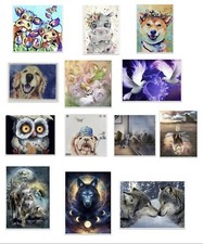 Full Drill DIY 5D Diamond Painting Embroidery Art Cross Stitch Kits Animal Flowe