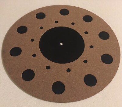 Vibes Audio Lab Turntable Mat Rubber/HD Cork (Thorens,Linn,Rega,Pro-ject)