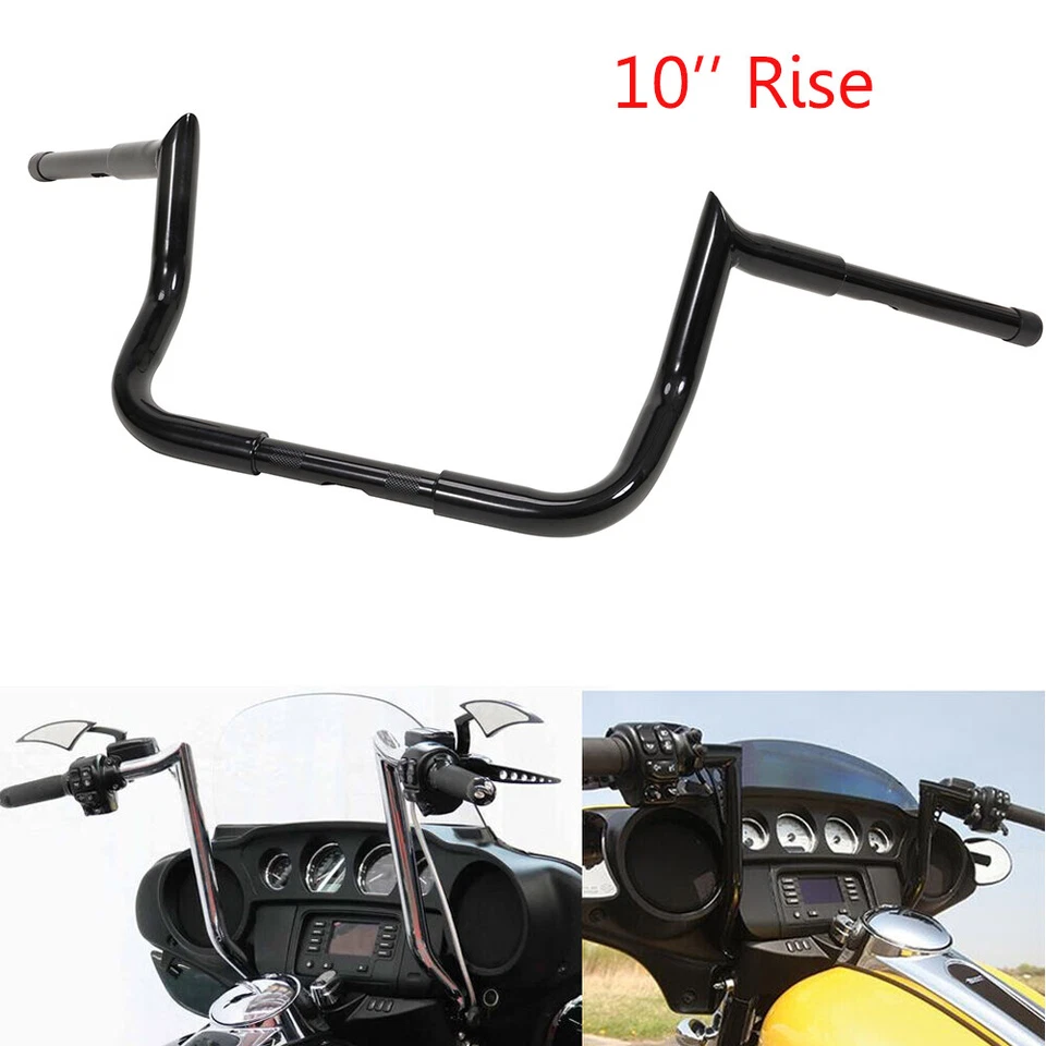 For Harley Electra Glide Street Glide 10"Meathook Ape Bar Handlebar - Изображение 4 из 4