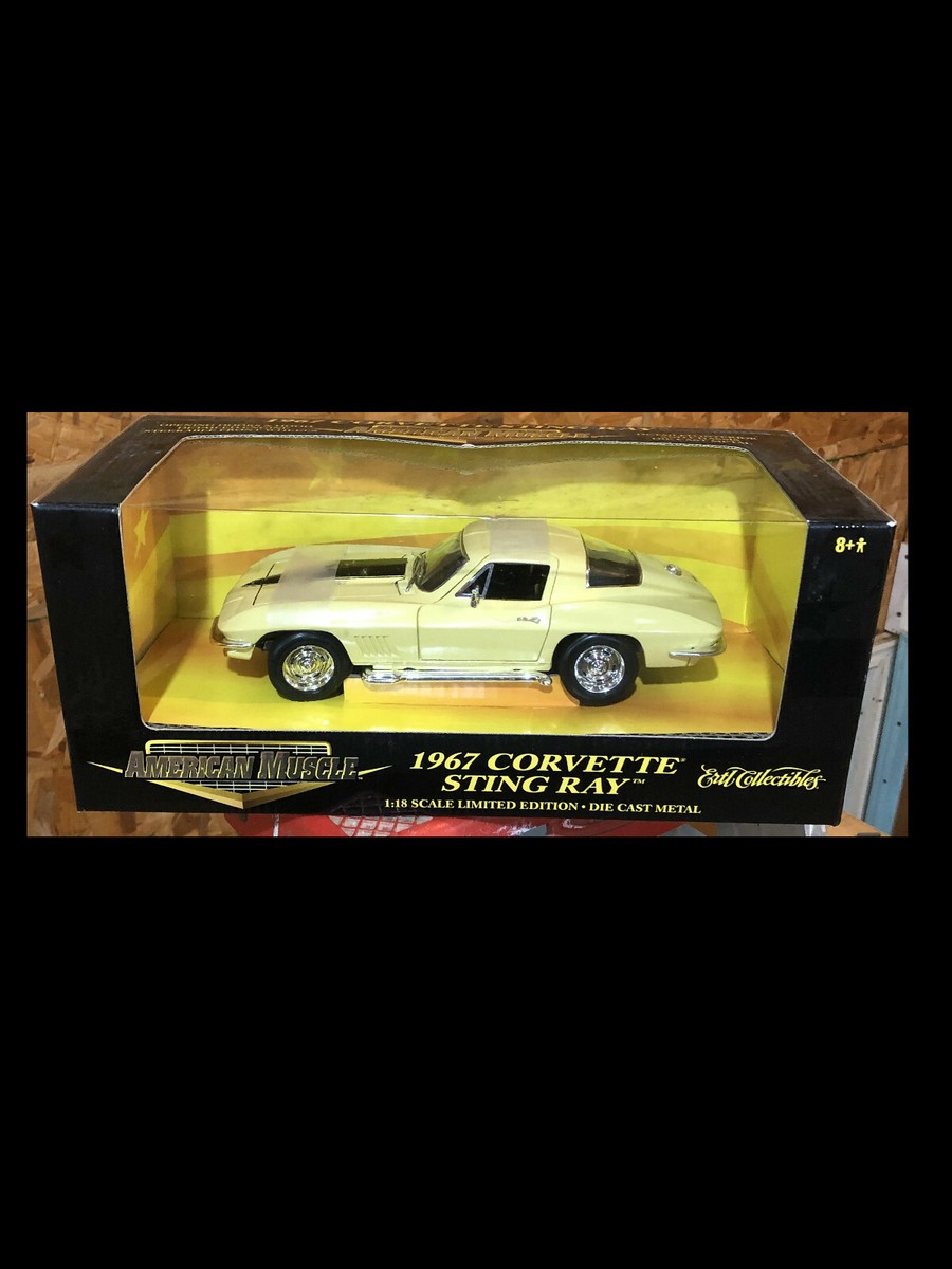 ERTL製 1/18 シボレー コルベット クーペ　1967 1967 Chevrolet Corvette Sunfire Yellow 1:18 Ertl American Muscle