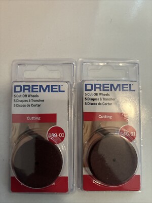 Dremel 540 1-1/4'' Cut-Off Wheels, 5 Pack Lot Of 2