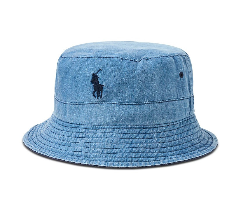 Polo Ralph Lauren Men's Reversible Indigo-Dyed linen & Cotton