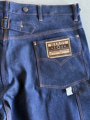 Vintage 30s/40s Montgomery Ward 1O1 Buckle Back Carpenter Vintage 30s/40s Montgomery Ward 1O1 Buckle Back Carpenter