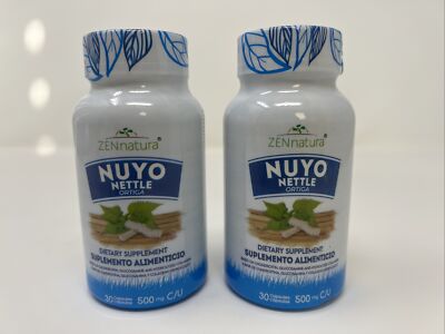 2 Pack Nuyo Nettle Ortiga 60 Capsules