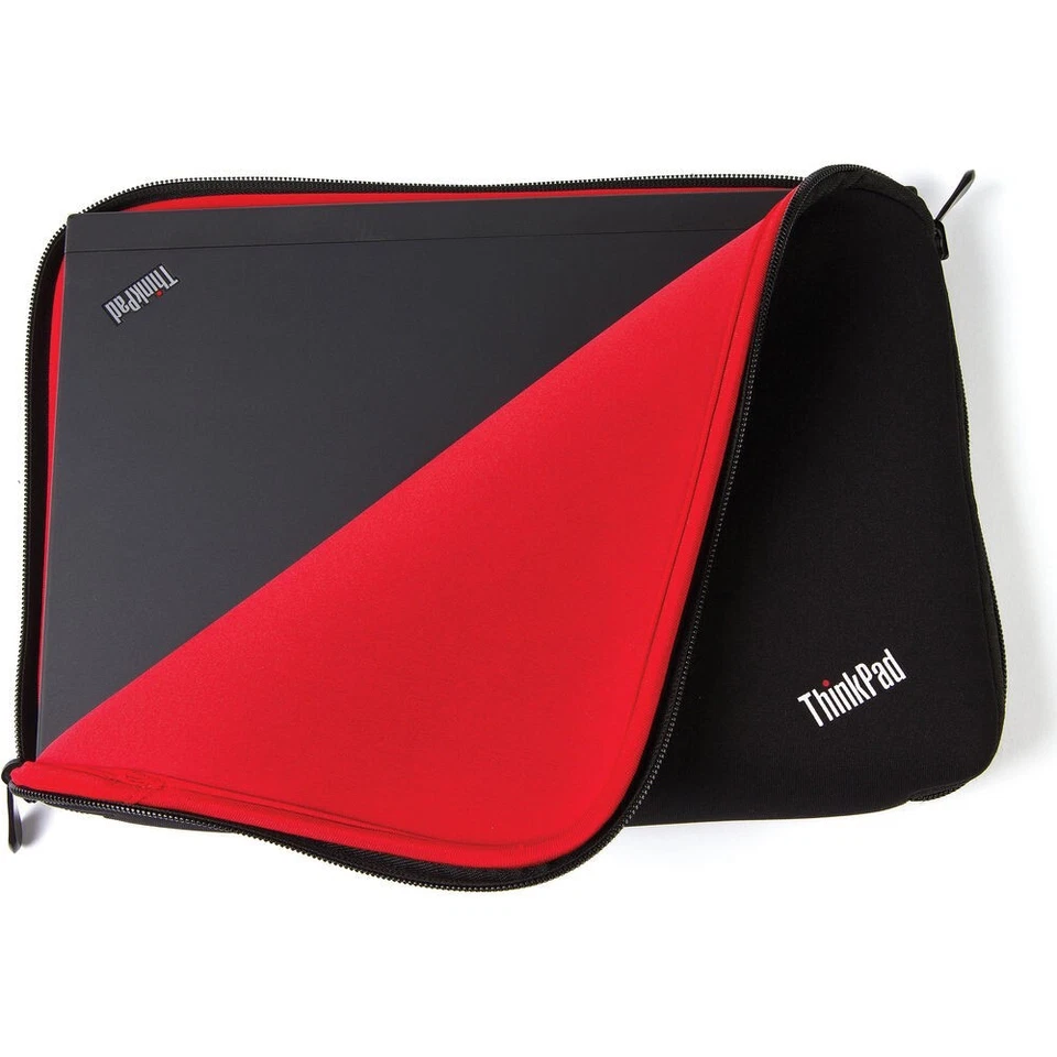 Lenovo ThinkPad 13" (33cm) Fitted Reversible Sleeve Laptop Tasche schwarz rot 