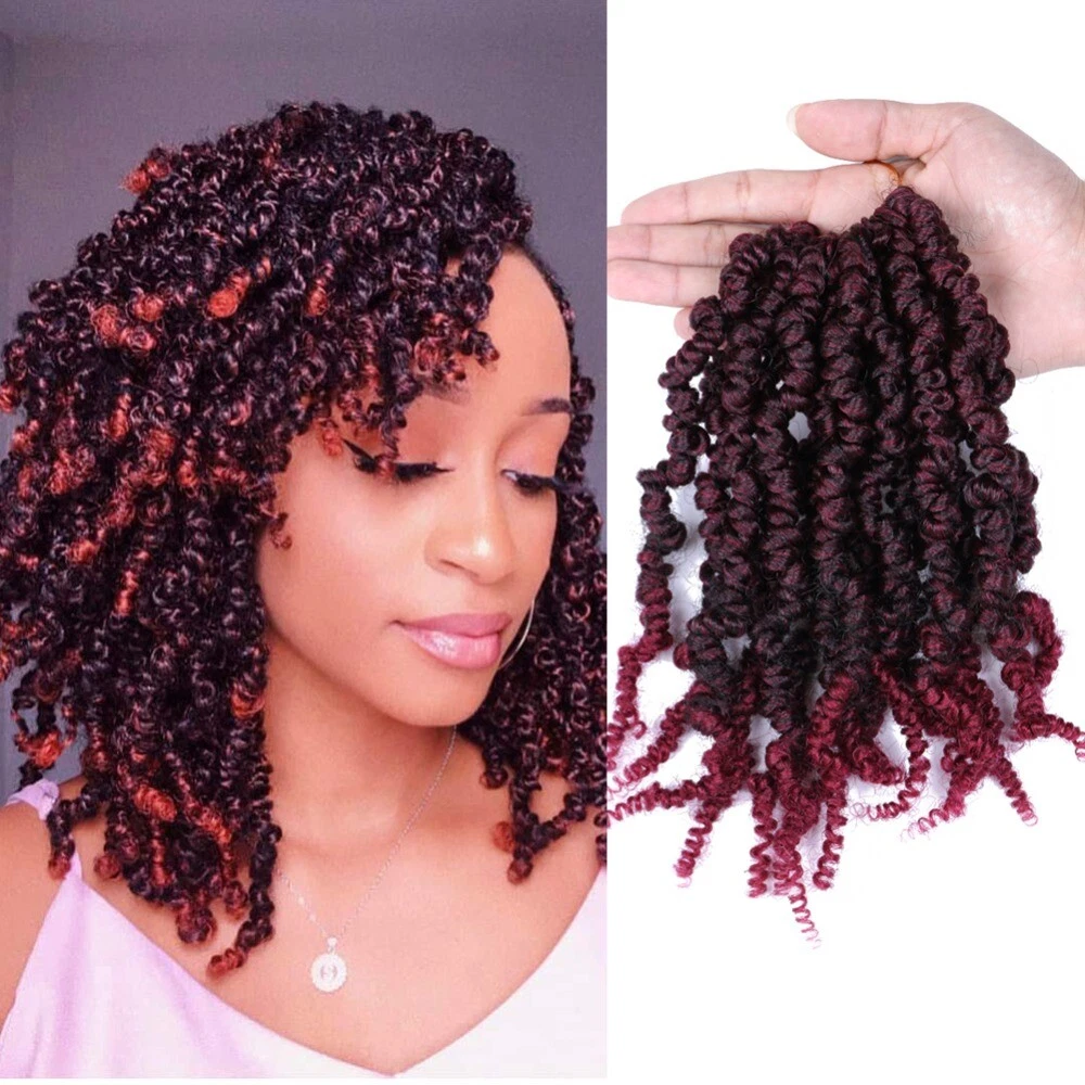 10 Short Spring Twist Crochet Braids Passion Twist Bomb Braiding Hair  Extension