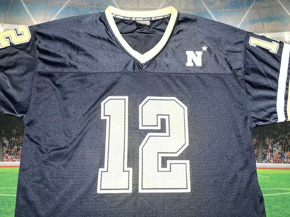 Navy Midshipmen Roger Staunch #12 Colosseum Jersey Size Men's Sz 2XL Preowned - Image 2 of 4