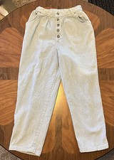 Vintage Levis Blue Denim 1970s Button Fly Mom Jeans Womens 11