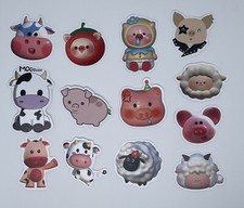 Stickers Decals Cow Pig Sheep T99 