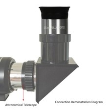 Full Metal 1.25inch Eyepiece with Wide Field View for Glasses Wearers