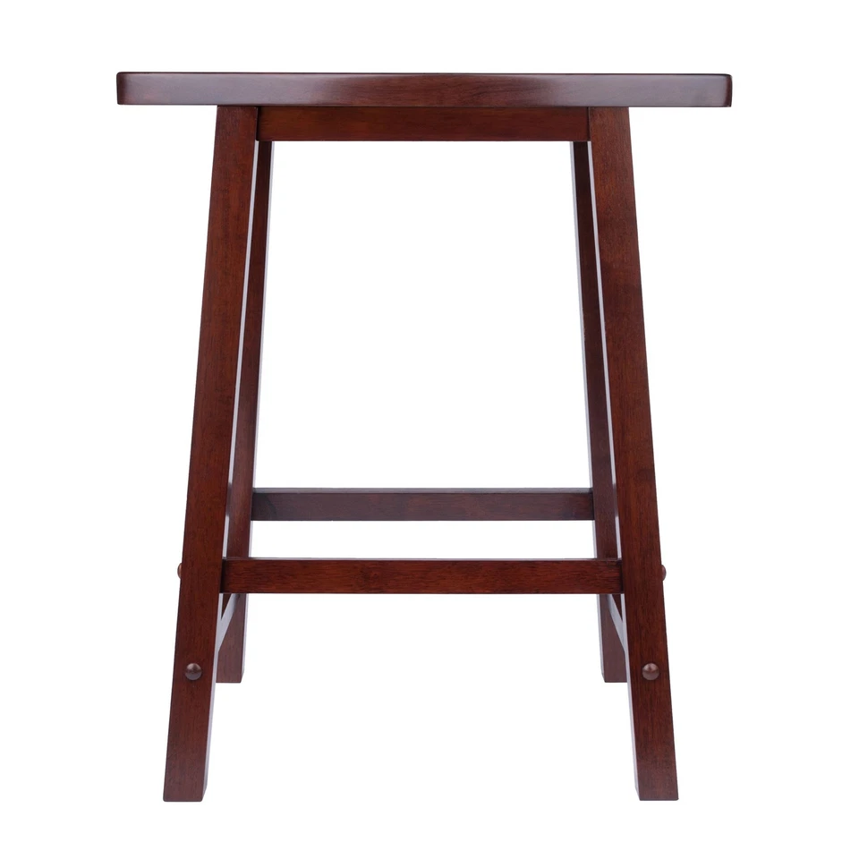 Katashi Fan Shape Counter Stool; Walnut - Image 4 of 4