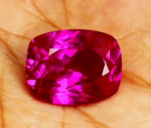 Ciondolo In Argento 925 Con Opale Rosa Naturale 9.4 Carati - Taglio Cuscino, Fatto A Mano In India