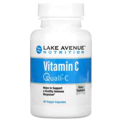 Lake Avenue Nutrition, Vitamin C, Quali-C, 1,000 mg, 60 Veggie Capsules
