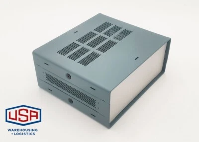 DIY Full Aluminum Electronic Enclosure Project Case 2U 86 x 178 x 203 mm.