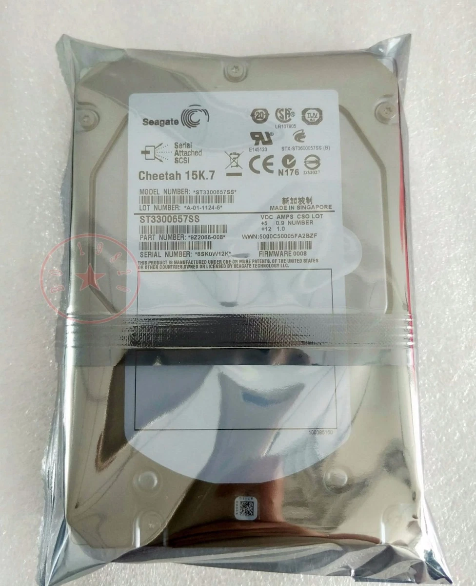 SEAGATE ST3300657SS 300GB 6G 15K 3.5