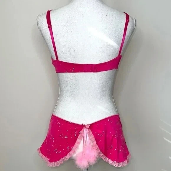 Victoria’s Secret Sexy Things Costume Slip Santa Baby 34C - Image 4 of 4