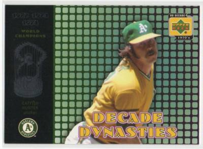 Jim Hunter 2001 Upper Deck Decade 1970's Dynasties #D4  Oakland Athletics  #2
