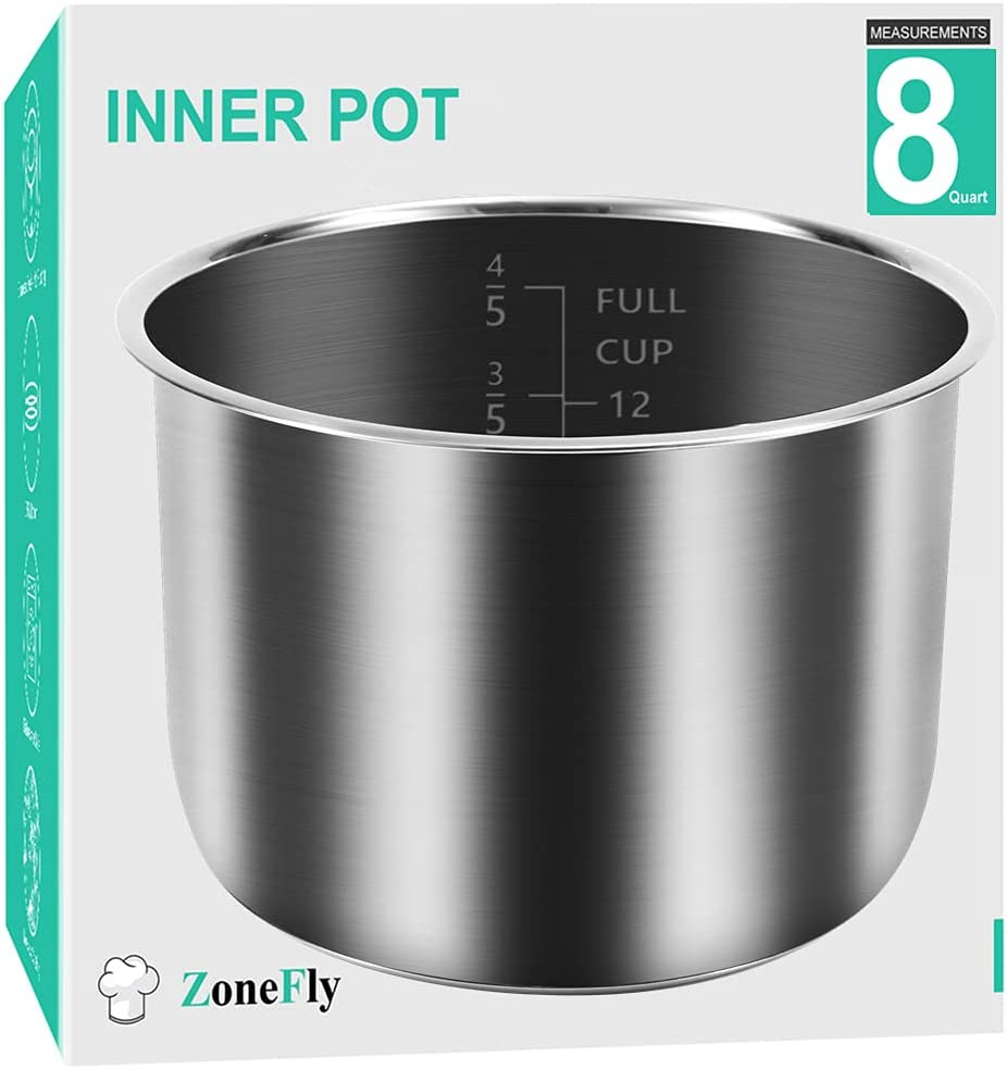 Xl Inner Pot Stainless Steel Compatible With 8 Quart P