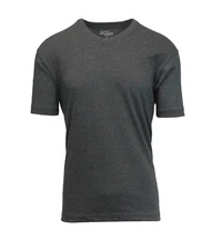 Mens Short Sleeve V-Neck T-Shirts Solid Colors Lounge Active Undershirt NWT