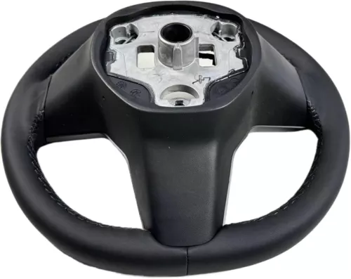Fits For Tesla Model 3 Model Y Leather Steering Wheel with Heated 1490214-00-B - Picture 4 of 10