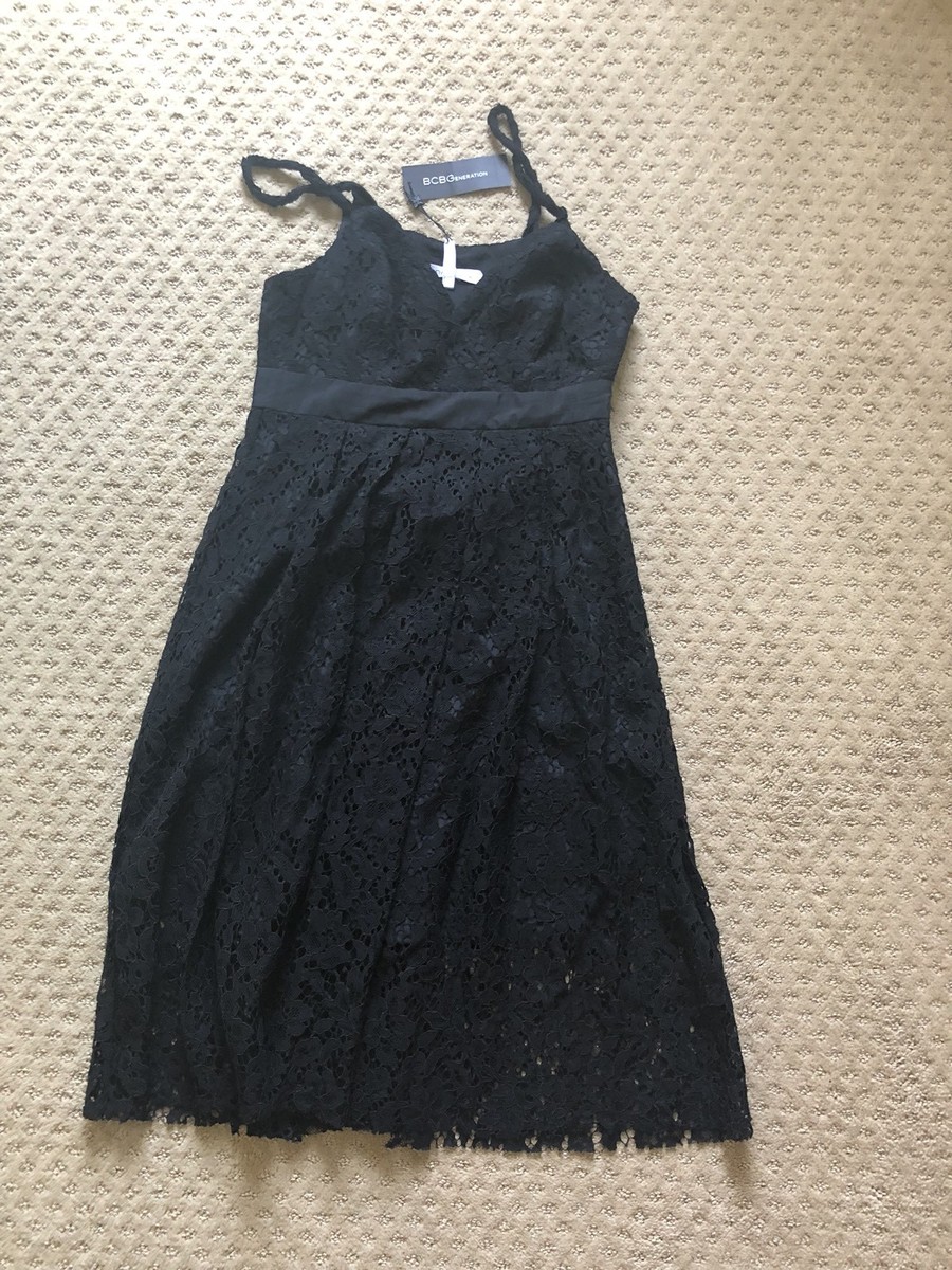 bcbgeneration black pleated dress Black Pleated Chiffon Mini Dress