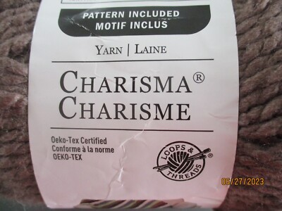 Loops & Threads Charisma Solid PECAN Brown 3.5 oz 100% Acrylic 109 yds Bulky #5