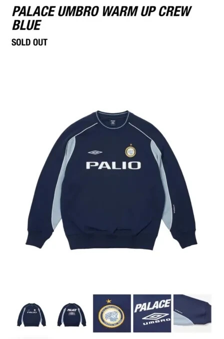 Crew Neck Palace Umbro Umbro Palace Sweatshirt White Palace X