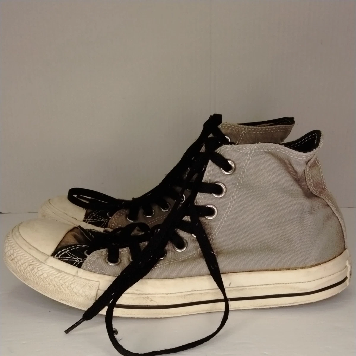 VINTAGE Converse All Star Double Side Tongue Chuck Taylor Hi Top Unisex M7 W9