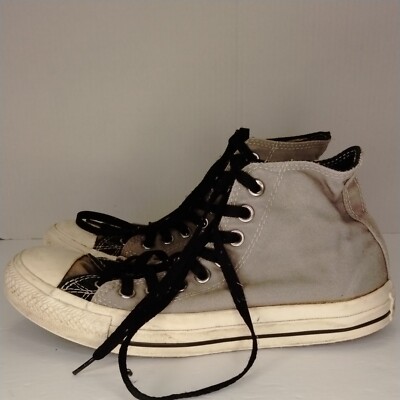 VINTAGE Converse All Star Double Side & Tongue Chuck Taylor Hi Top Unisex M7 W9