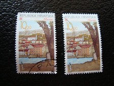 CROATIE - timbre yvert/tellier n° 335 x2 obl (A51) (A)